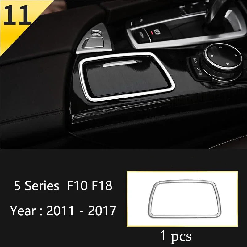 Car Interior Front Reading Lampshade, Lamp Decoration Frame For BMW 5 Series F10 F11 F18 detail view