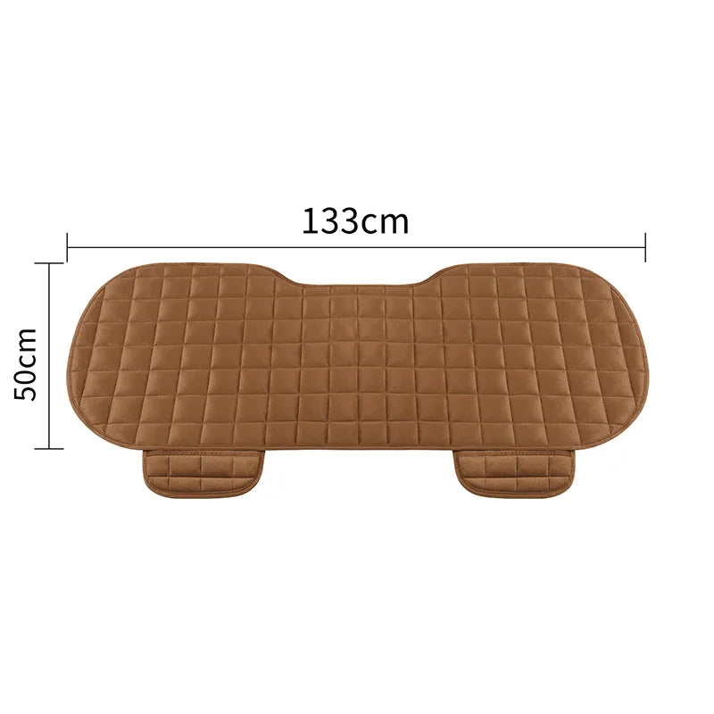 Velvet Rear Seat Cover Non Slip Winter Cushion alternate view
