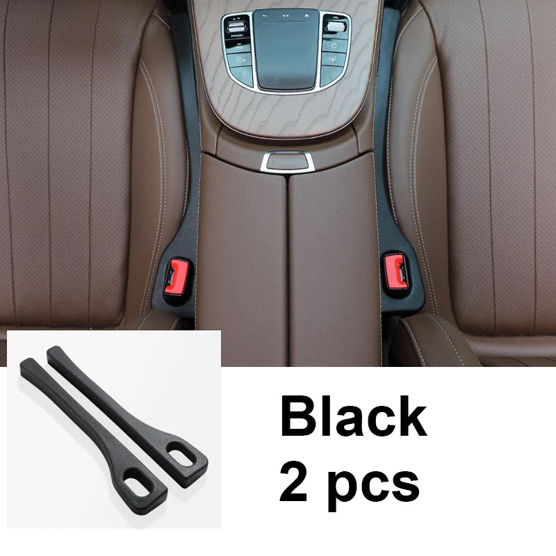 Universal Car Seat Gap Filler Strip With Hole close-up view