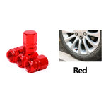Aluminum Alloy Car Tire Valve Caps | 4-Pack Waterproof Dustproof Stem Covers for Auto alternate view