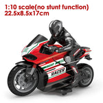 RC Motorcycle 1:10 Electric RC Drift Motorcycle with 4CH Remote Control detail view