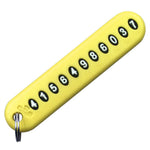 Silicone Phone Number Key Ring Anti-Lost Keychain additional angle
