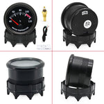 52mm Car Gauge Set | Water Temp Oil Temp Voltmeter Oil Pressure Boost Gauge additional angle