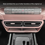Center Console Storage Box for BYD Seagull 2023+, Under-Dash Organizer Tray with Phone close-up view