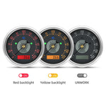 Retro 6 Gauge Set | 85mm GPS Speedometer, 8000RPM Tachometer, and 52mm Water Temp Oil lifestyle view