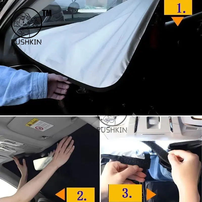 For Chery Tiggo 9 2026 2025 tiggo 8L Car Windshield Sunshade Cover Anti UV Protection lifestyle view