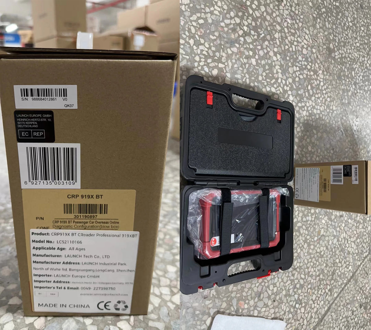 LAUNCH X431 CRP919X BT CRP919XBT OBD2 Scanner Automotive Diagnostic Tools Car CANFD DOIP ECU Coding Professional Scan
