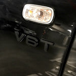 TQQTQQ Car Decal Emblem Badge V6T V8T - 3D Premium Zinc Alloy Decal Sticker Decorat additional angle