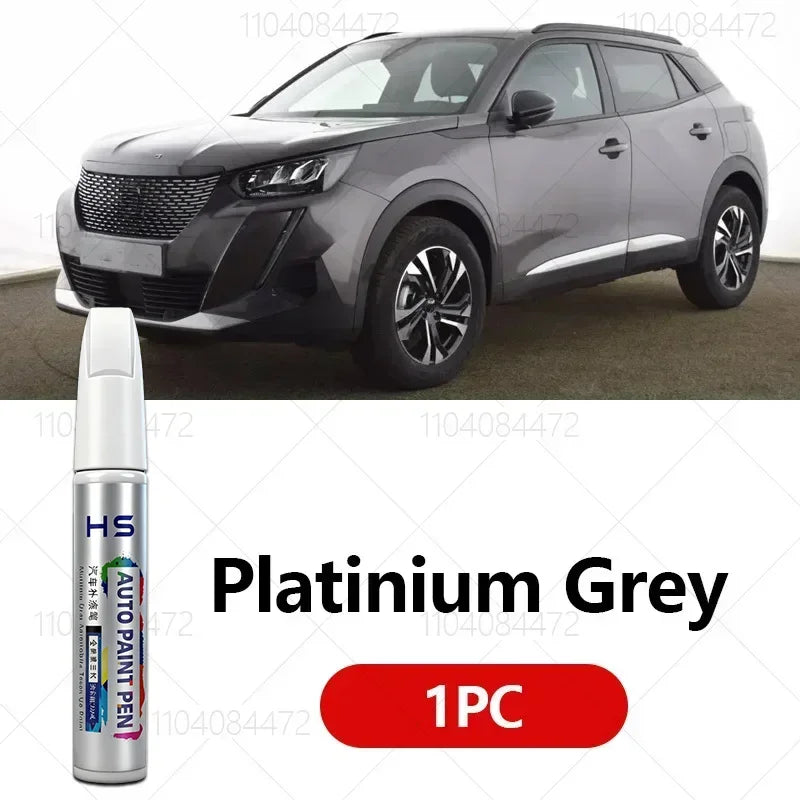 Paint Repair Pen Touch Up Scratch Remover DIY Auto Accessories Black White Grey Blue O close-up view