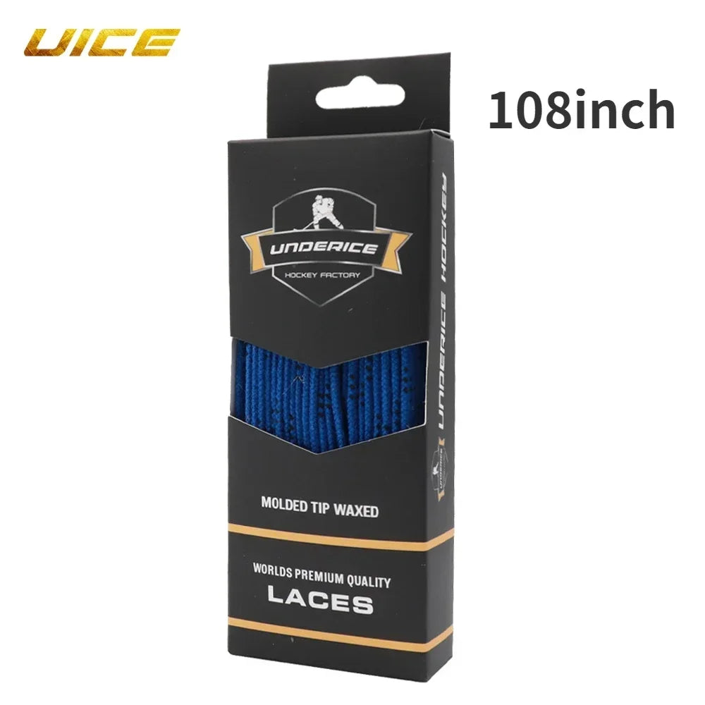 UICE Ice Hockey Skate Laces 9 Colors Hockey Skate Shoe Lacer Dual Layer Braid 84-120i lifestyle view