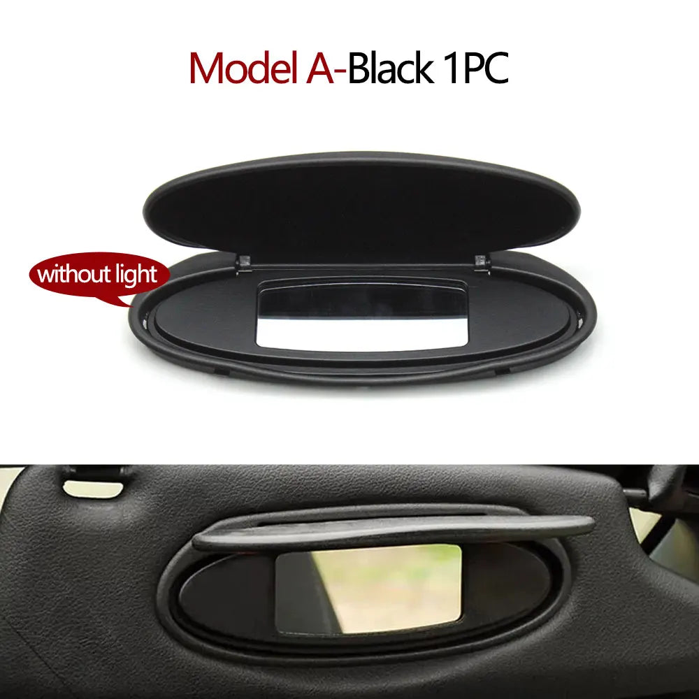 Car Left Right Makeup Sun Visor Vanity Mirror Cover Assembly For Porsche Boxster Cayman 986 987 CARRELA TARGA GT2 GT3 996 997
