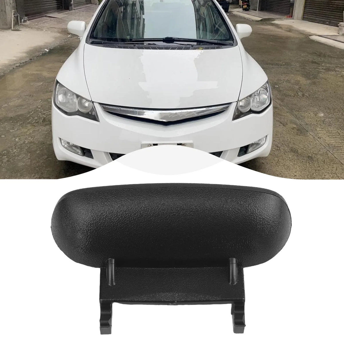 Accessories Car Armrest Cover Latch Replacement Tool ABS Plastics Black Center Console For HONDA CIVIC 2006-2011