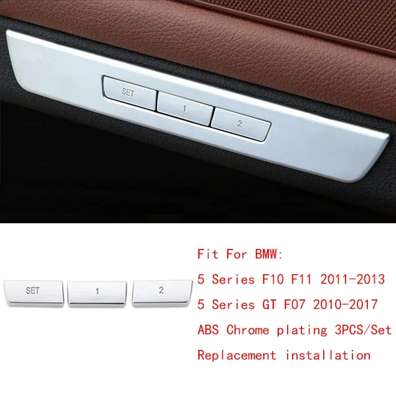 For BMW 5 6 7 5GT X3 X4 X5 X6 Headlight Switch Button Cover Engine Start Stop Switch alternate view