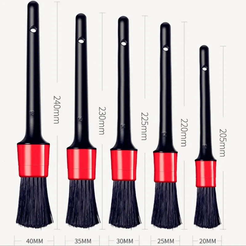 1/4PCS Car Wash Brush Detail Small Automotive Interior Cleaning Tools Air Conditioner Ai detail view