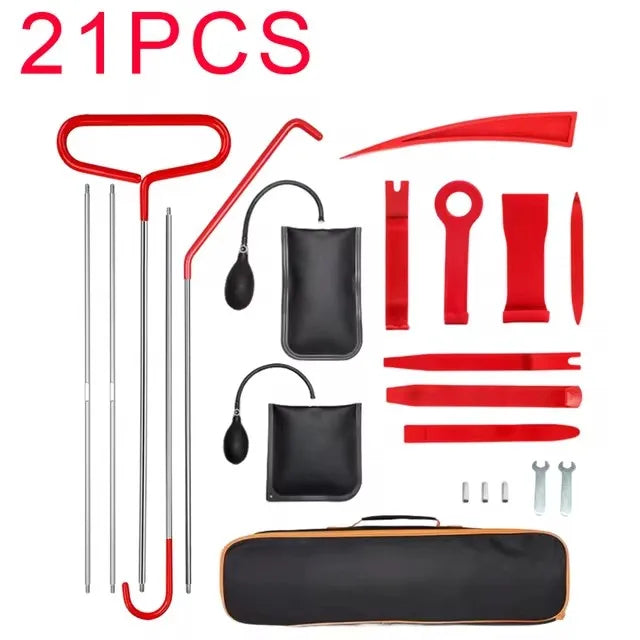 21/29PCS Car Door Repair Tool Kit Inflatable Air Wedge Pump Auto Window Door Open Too alternate view
