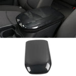 Carbon Fiber Car Central Console Armrest Box Cover Trim For Toyota RAV4 XA50 2019 2020 2021 2022 2023 2024 Hybrid Accessories