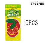Fruit Car Air Freshener | Natural Aromatherapy Tea Paper Hanging Perfume additional angle