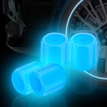 Luminous Tire Valve Caps 6 Colors Car Motorcycle Glowing Valve Cover Car Tire Wheel H alternate view