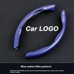 For Genesis G60 G70 G80 G90 GV60 GV70 GV80 GV90 GV100 Car Carbon Fiber Texture Steerin close-up view