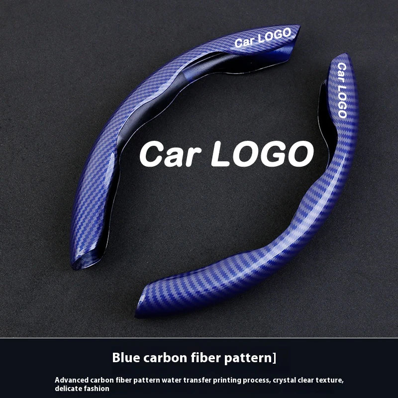 For Genesis G60 G70 G80 G90 GV60 GV70 GV80 GV90 GV100 Car Carbon Fiber Texture Steerin close-up view