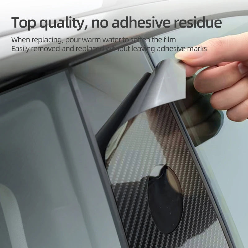 For Tesla Model 3 Highland 2024 Model Y 2019-2025 Juniper Car Body A B Center Pillar TPU Protector Film Decoration Accessories