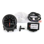 New 52mm 7 Color LED Car Gauge Set | Universal 12V Gauge close-up view