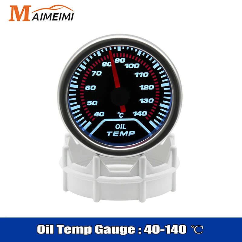 2" 52mm Exhaust Gas Temperature Gauge | LED Display for Car Racing 12V additional angle