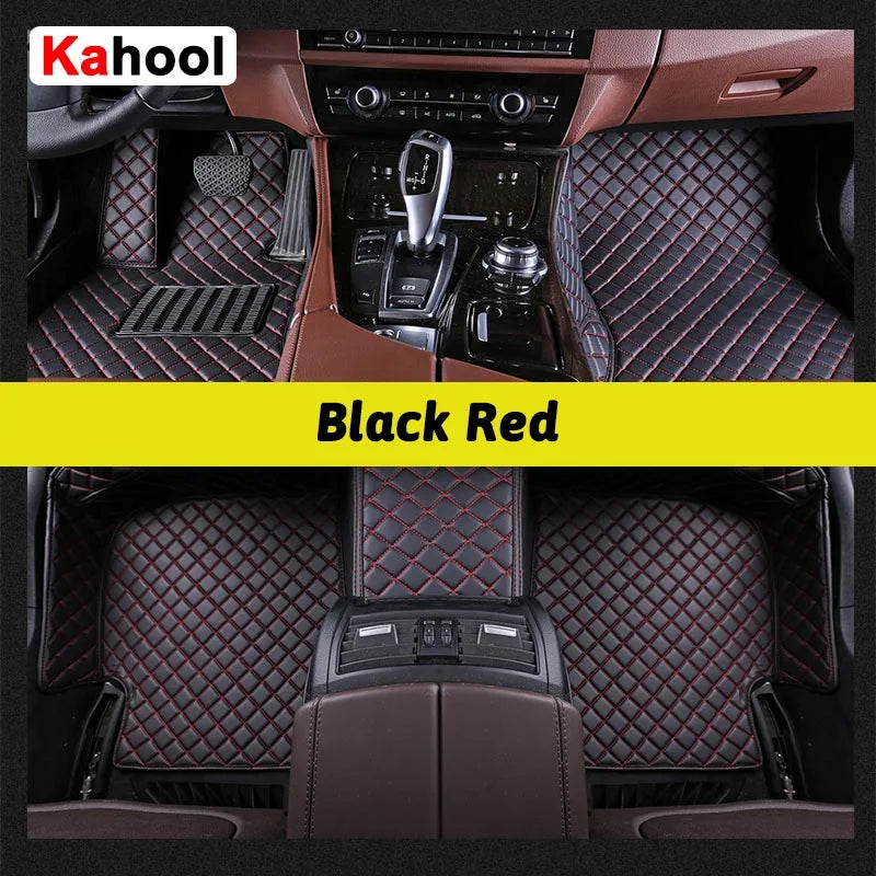 KAHOOL Custom Car Floor Mats For BMW 3GT Gran Turismo F34 2012-2023 Auto Carpets Foot Coche Accessorie