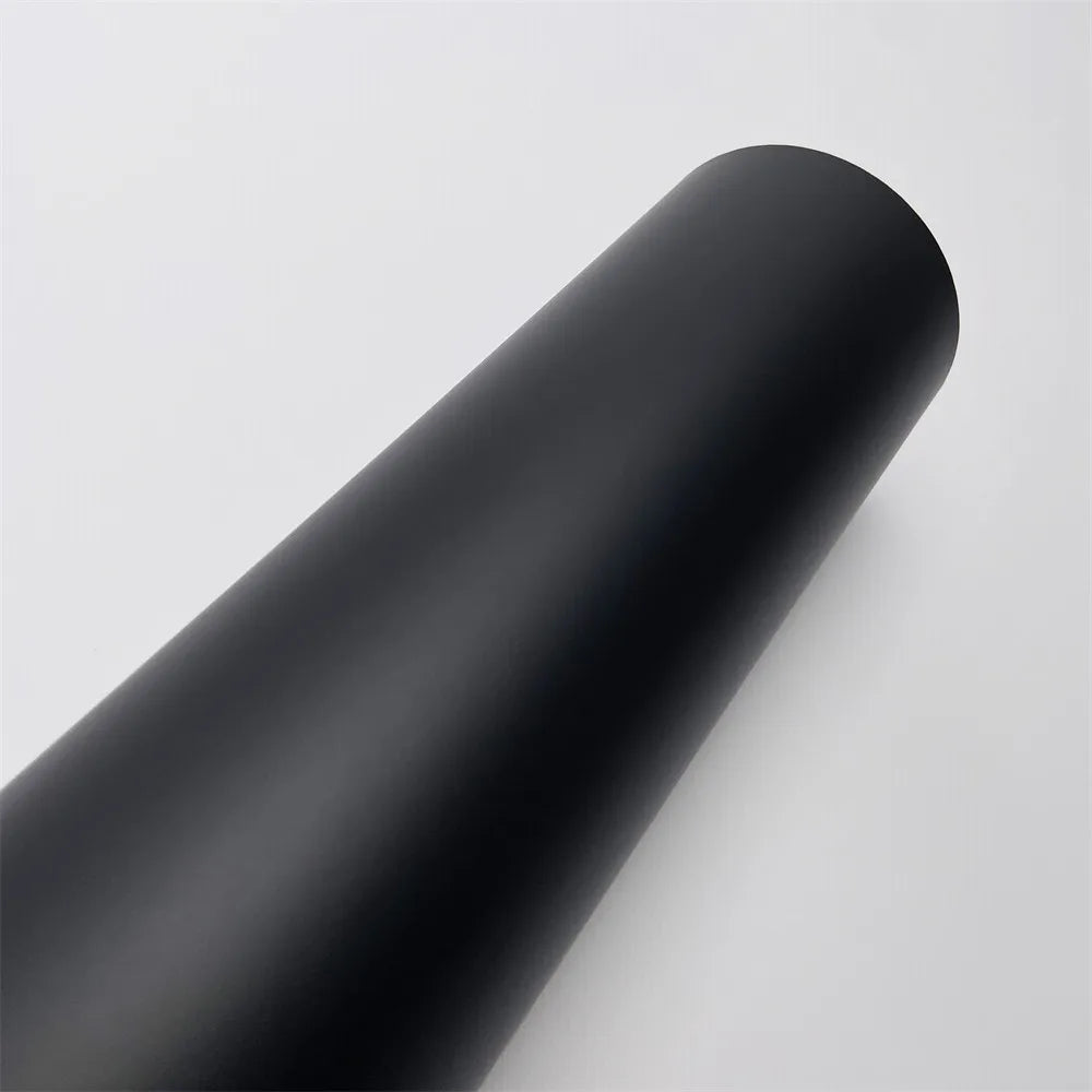 Black Matte Car Vinyl Film Self-adhesive Auto Motorcycle Body Wrapping Film Matt Bl additional angle