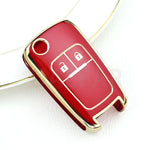 2 Buttons TPU Car Key Shell for Chevrolet Cruze Epica Lova Camaro Impala for Buick Op lifestyle view
