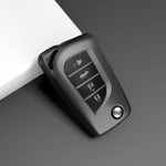2 3 4 Buttons TPU Car Key Case Cover for Toyota Hilux Corolla Avensis Prado Fortuner RAV4 CHR Shell Accessories