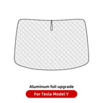 Tesla Model Y 3 Front Window Sunshade | UV Protection Glass Roof Skylight Visor detail view