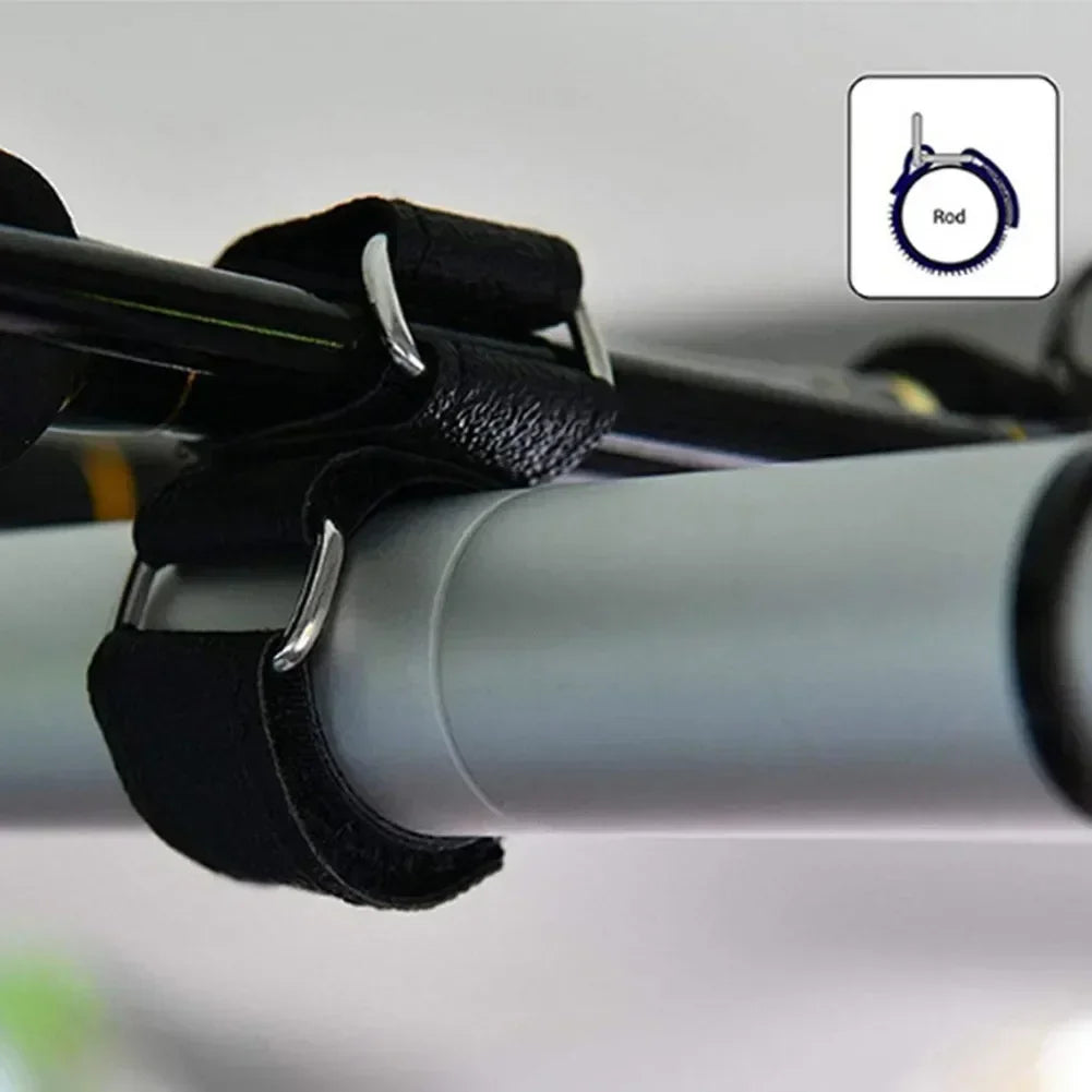 2Pcs Fishing Rod Holder Straps For Car Clothes Bar detail view