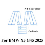 For BMW X3 G45 2025 2026 TPU Car Navigation Screen Film Gearbox Protective Sticker An lifestyle view