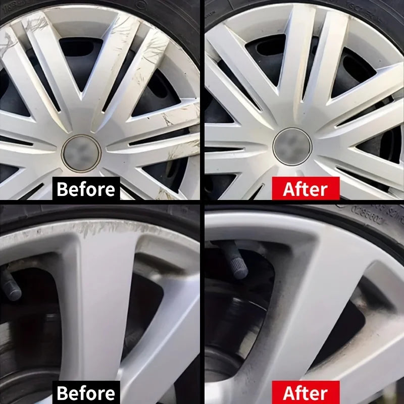 Automobile Wheel Rim Scratch Reconditioning Paste, Tire Rim Scratch Paint Repair Paste - detail view