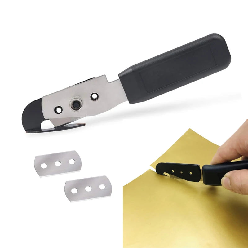 Car Wrap Knife Vinyl Wrap Cutter Paperback Slitter Window Tint Sticker Cutting Tool Carb detail view