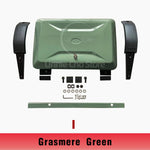 Side Toolbox Storage Box for Land Rover Defender 110 | Roof Mounted Gear Carrier with Lo detail view