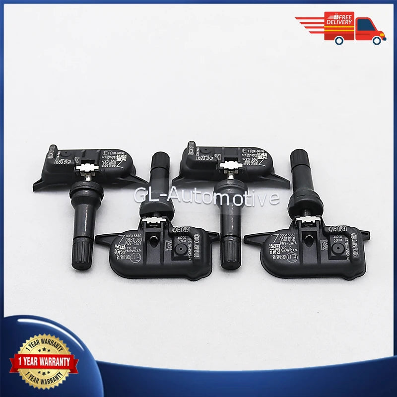 1/4PCS 433MHz Car TPMS Tire Pressure Sensor | Direct Replacement for Infiniti Nissan
