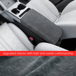 Suede Leather Car Center Console Armrest Box Cover for BYD ATTO 2 Yuan up EV S1 Pro 2025-2026 Interior Accessories Pad