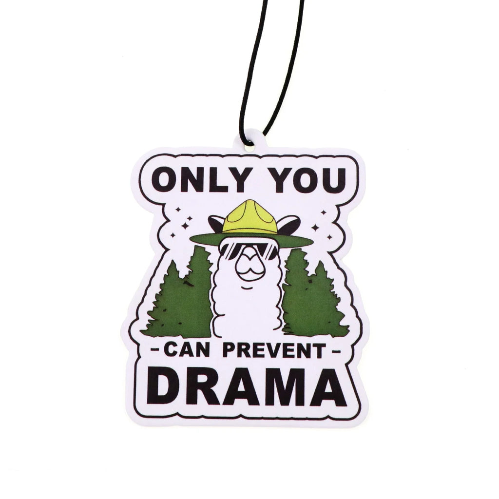 Raccoon Quotes Fragrant Paper Car Air Freshener | Solid Perfume Hanging for Home and alternate view