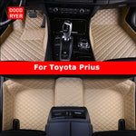 DOODRYER Custom Car Floor Mats For Toyota Prius 2th 3th W2 W3 2003-2015 Auto Carpets Foot Coche Accessorie