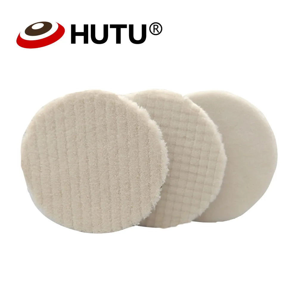 HUTU 5 Inch Wool Polishing Pad | Car Body Polishing Wool Wheel for Polisher