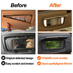 1PC Car Left Right Makeup Vanity Sun Visor Mirror Assembly For Porsche Boxster Cayman 981 982 Carrera 911 Traga GT3 991 992