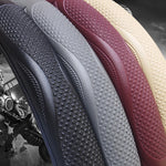 [FE] [FE] Universal Auto Car Steering Wheel Cover Leather Breathable Anti-slip 38cm detail view