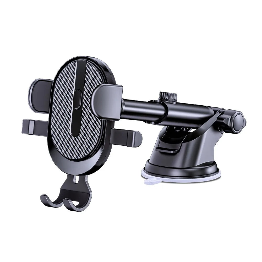 Universal Dashboard Car Phone Holder 360 Rotating Air Vent Suction Cup Mount close-up view