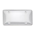 Smoked License Plate Cover & Frame | Tinted Shield, Flat & Bubbled, Universal Car Fit