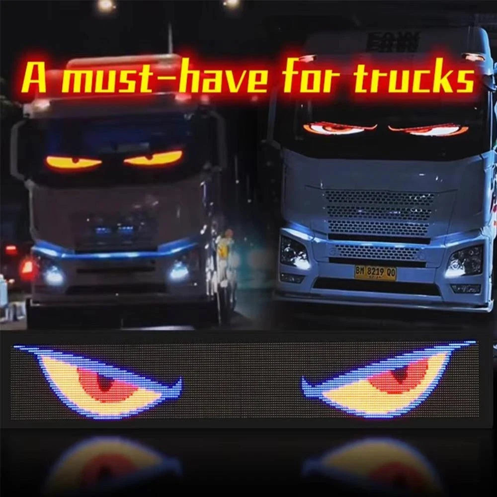 Programmable LED Truck Car Light Board | Bluetooth App Controlled Dynamic Display lifestyle view