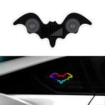 1X Solar Powered Car Neon Light Cool Bat-shaped Dynamic Atmosphere Light Wireless Led Su detail view