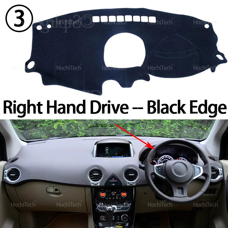 Car Dashboard Cover for Renault Koleos 2008-2016 Samsung QM5 | Anti-Glare Dash Mat alternate view