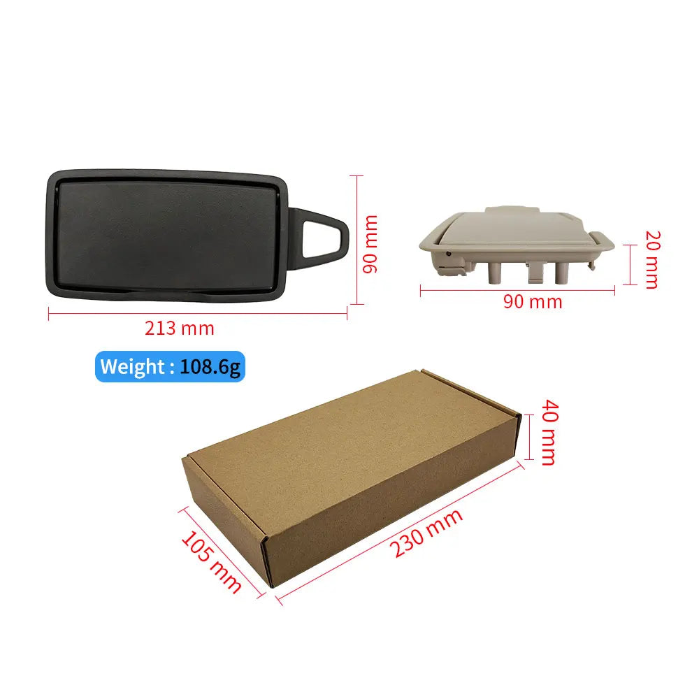Car Interior Front Sun Shade Visor Makeup Cosmetic Mirror Cover For Mercedes Benz C GLC Class W205  W253 C180 C200 GLC260 GLC300